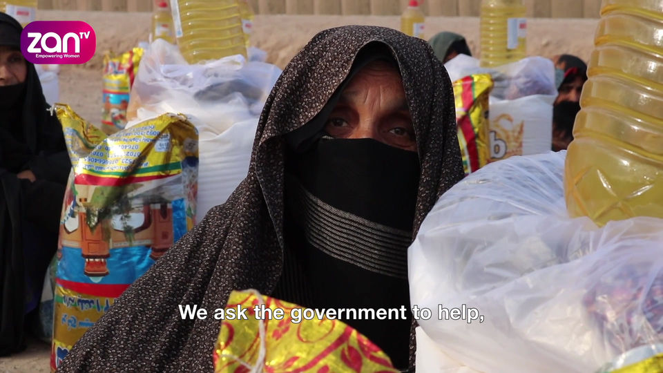 Distribution of Food Packages for Some Needy People in Herat